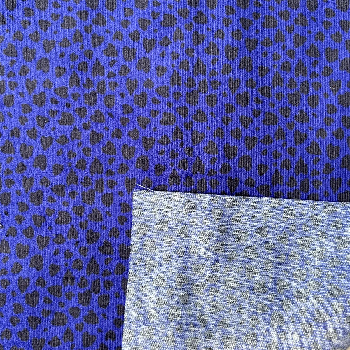Clothes and Fabric Manufacturer in China Cotton corduroy fabric soft comfortable printed cotton corduroy fabric for mens casual shirts