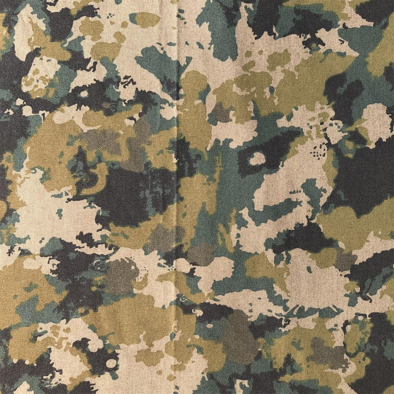 Eco-friendly Cotton fabric fashion design soft comfortable 100 cotton twill camouflage printed fabric for mens shirts