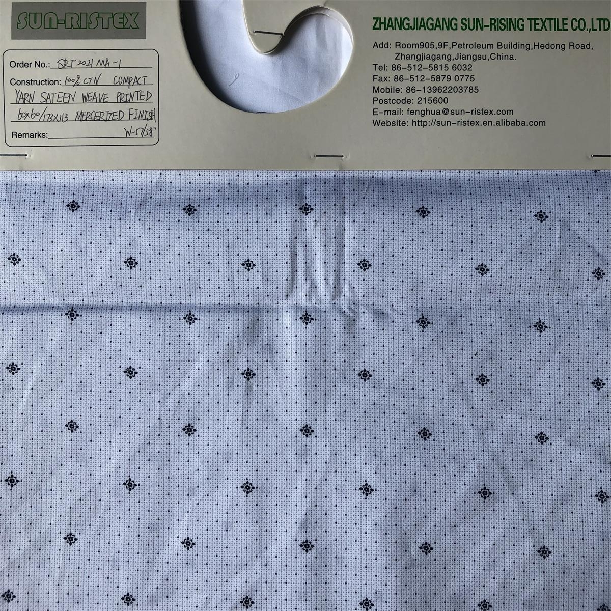 China Textile Cotton fabric customized new design 100 cotton poplin printed silky soft shirts fabric for mens long sleeve shirts