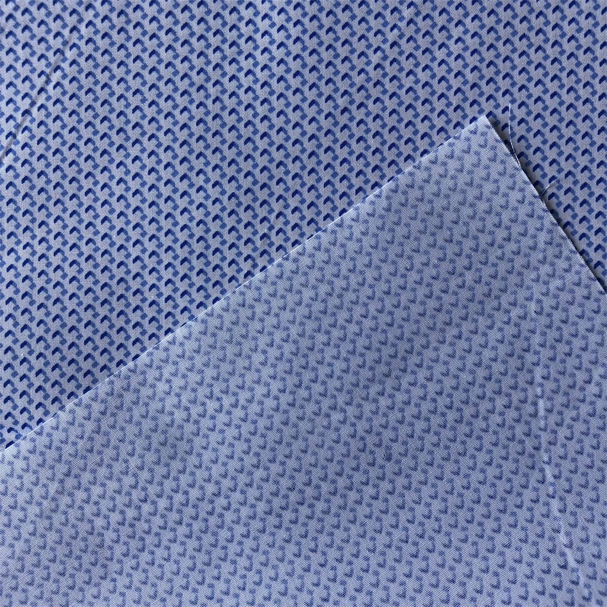 Sun-rising Textile Cotton fabric 50S compact yarn soft for men's shirts 100% cotton poplin printed shirts woven fabric
