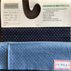 Fashionable pattern Denim Fabric by indigo yarn woven for men's casual shirts 100% cotton twill denim printed shirts woven fabric