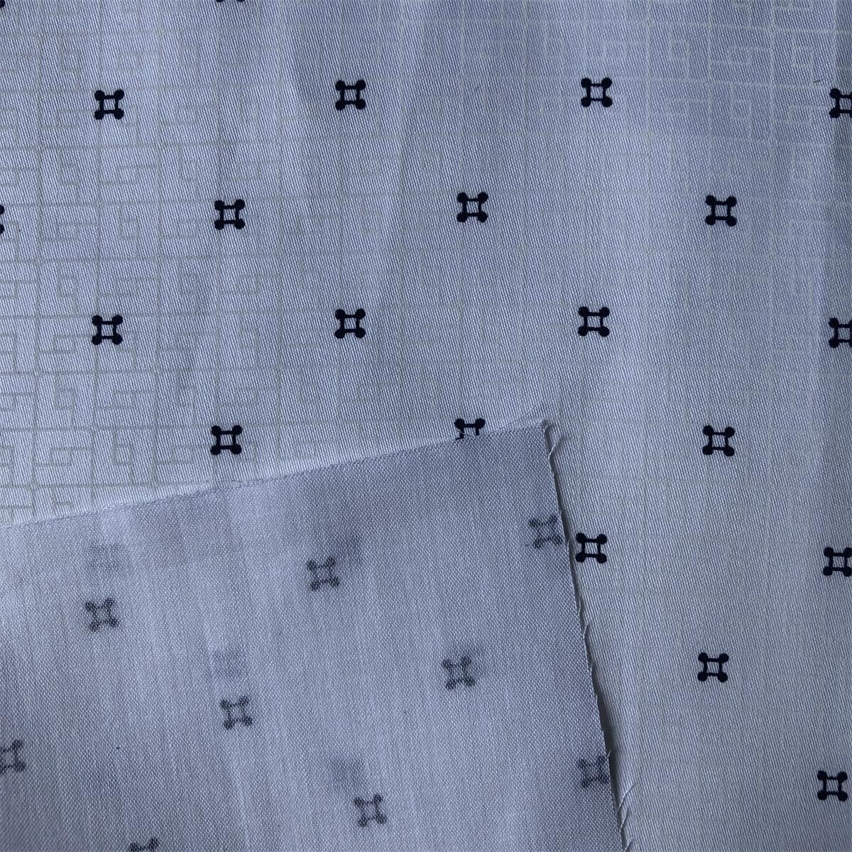 China Textile Cotton fabric fashion design soft comfortable 100 cotton poplin printed silky soft shirts fabric for mens shirts