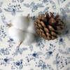 New pattern Linen Cotton Fabric by blended yarn woven for men's casual shirts 55% linen 45% cotton printed shirts woven fabric