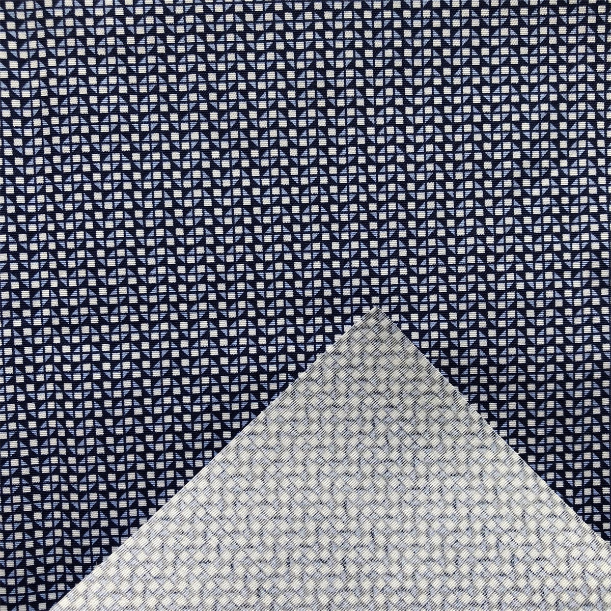 Cotton Spandex Printed Fabric by compact yarn for men's shirts 98% cotton 2% spandex poplin printed shirts woven elasthane fabric