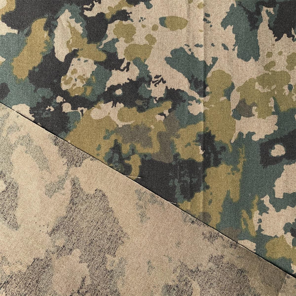Eco-friendly Cotton fabric fashion design soft comfortable 100 cotton twill camouflage printed fabric for mens shirts