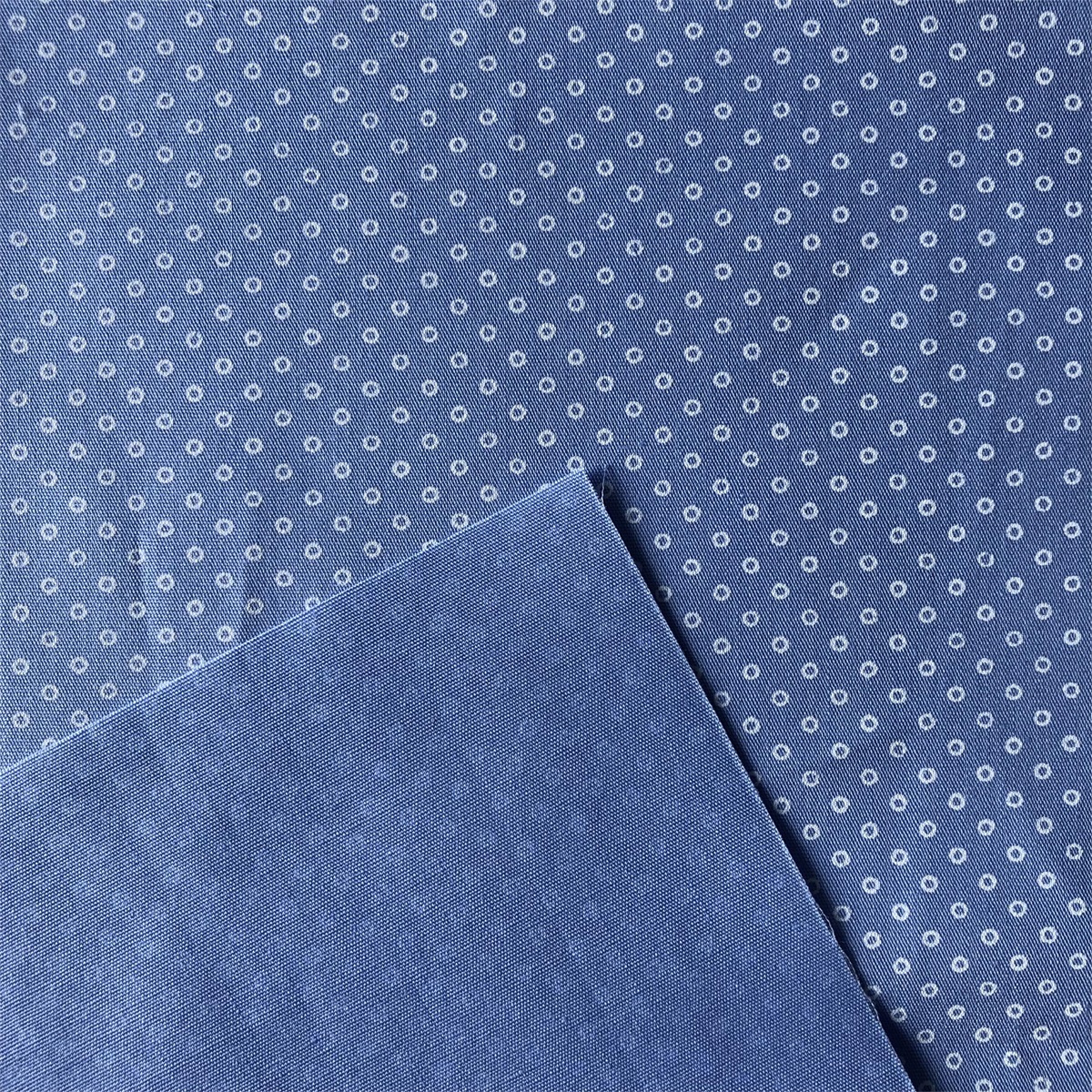 Sun-rising Textile Cotton Printed fabric new fashionable pattern 100% cotton poplin printed fabric for men's casual shirts