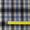 Cotton Flannel Fabric for men's casual shirts by twisted yarn 100% cotton yarn dyed twill plaid brushed shirts woven fabric