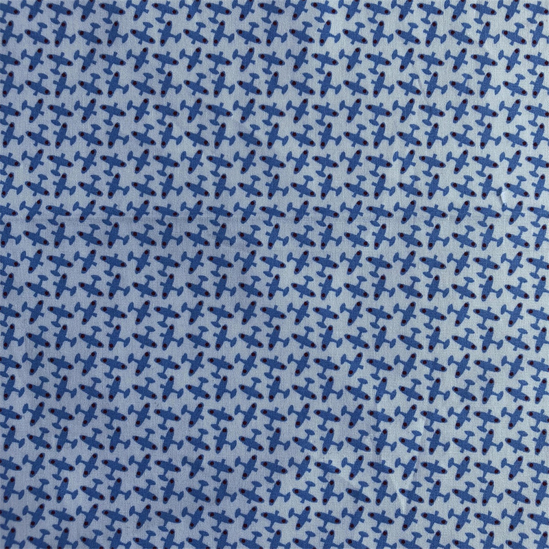 High quality Eco-friendly Spandex Fabric by compact yarn 98% cotton 2% spandex poplin printed shirts woven stretchy fabric