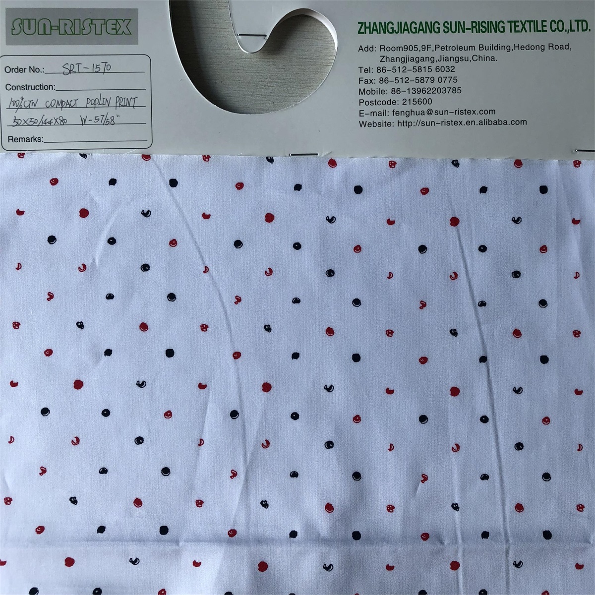 Sun-rising Textile Cotton Printed fabric for men's shirts 100% cotton poplin printed shirts woven fabric soft comfortable