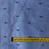 China textile breathable linen cotton printed woven fabric for mens casual shirts