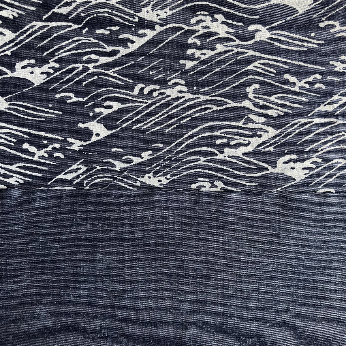 High quality Eco-friendly Cotton Fabric for men's shirts 100 %cotton printed on yarn dyed chambray plain woven shirts fabric
